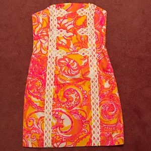 Strapless Lilly Pulitzer dress